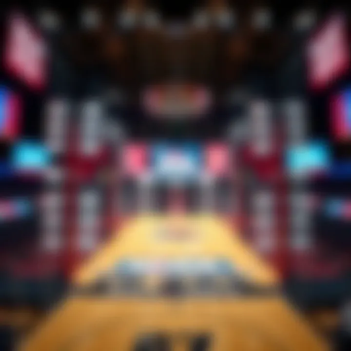 Visual representation of NCAA tournament brackets