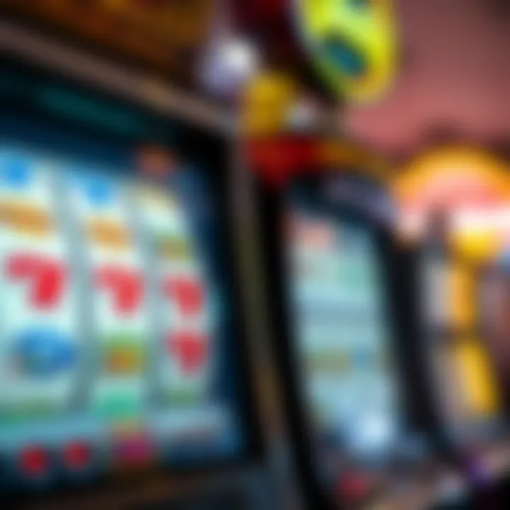 A detailed view of a slot machine with low payout rates