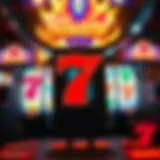 Dynamic gameplay of Blazing 7 slot machine showcasing vibrant symbols