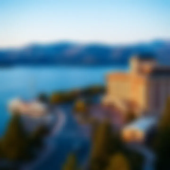 Scenic Surroundings of Caesars Hotel in Lake Tahoe Surrounding natural beauty and attractions near the hotel