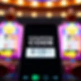 A close-up view of a digital coupon code on a smartphone screen