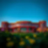 Exterior view of the casino complex in Des Plaines