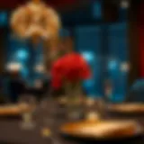 Elegant Casino Royale table setting