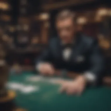 Exquisite poker table setup featuring Casino Royale elements