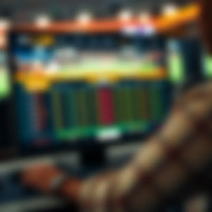 User interface of a top online sportsbook