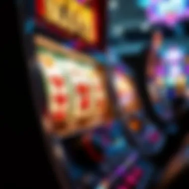 A close-up of a jackpot win on a slot machine