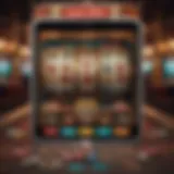 User interface of Double Down Casino showcasing vibrant graphics