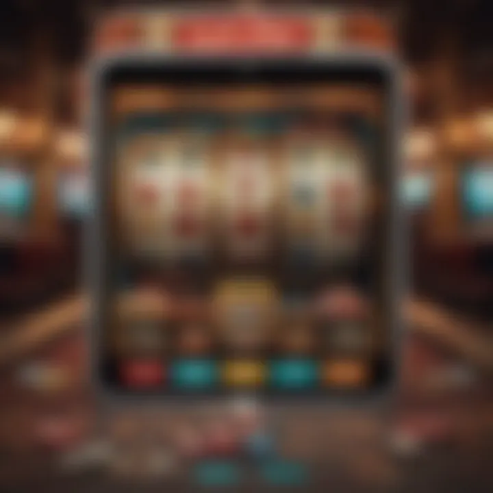 User interface of Double Down Casino showcasing vibrant graphics