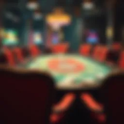 Doubledown Poker table setup