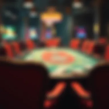 Doubledown Poker table setup