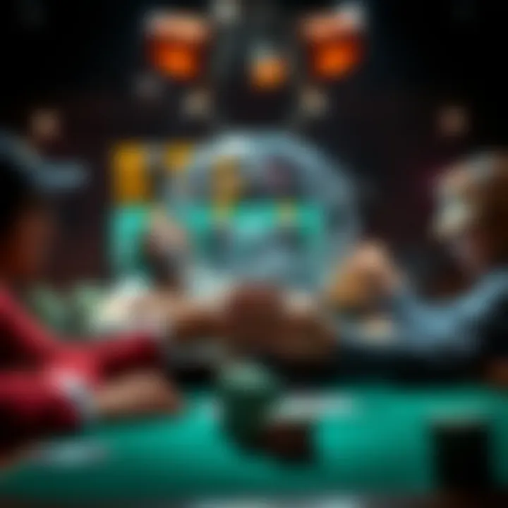 Illustration of psychological factors in betting decisions