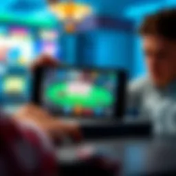 Mobile apps showcasing diverse gaming options