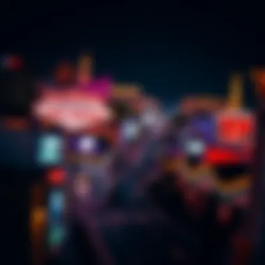 Iconic Las Vegas Strip Nighttime view of iconic Las Vegas Strip casinos