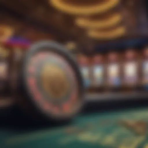 A captivating overview of Bitcoinus Casino's interface with vibrant graphics.