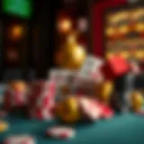 A visually striking representation of various casino bonus types.