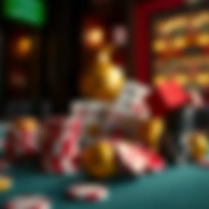 A visually striking representation of various casino bonus types.