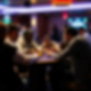 Strategic discussions among players in a virtual poker game