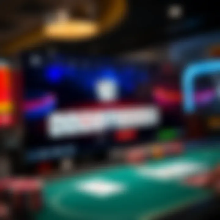 An engaging image of an online poker platform interface