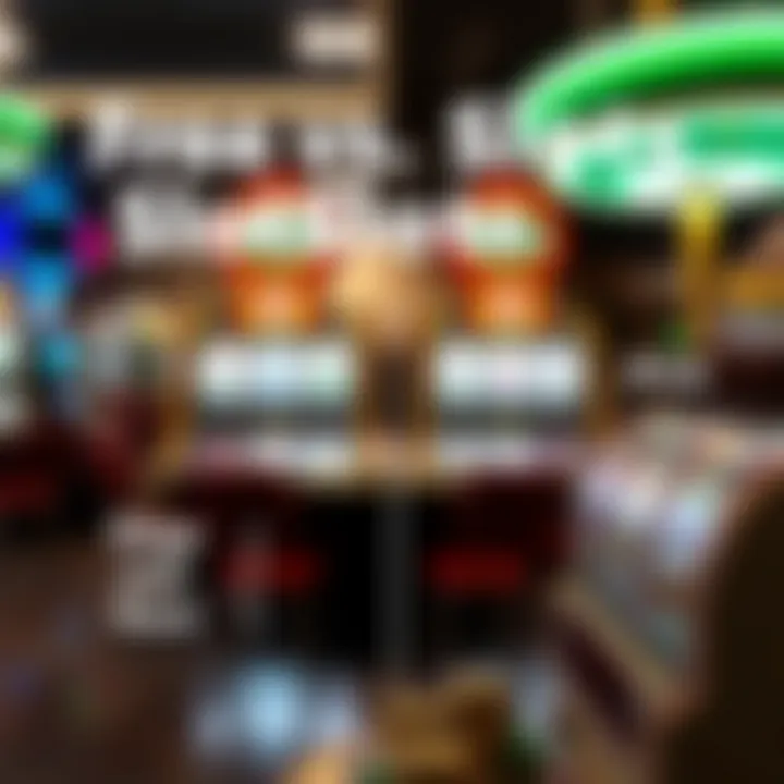 Comparison chart between free and real-money slots