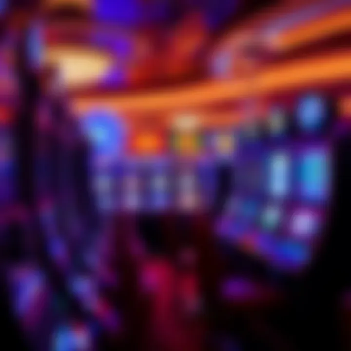 Casino interior showcasing a variety of slot games