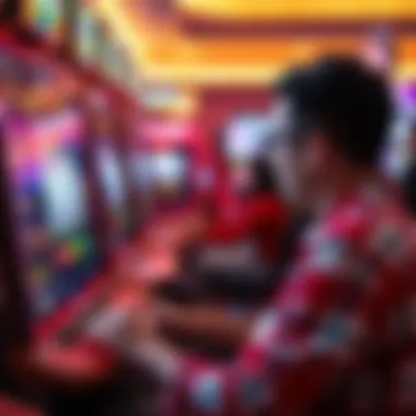 Player engaged in hot slot free game on a digital device