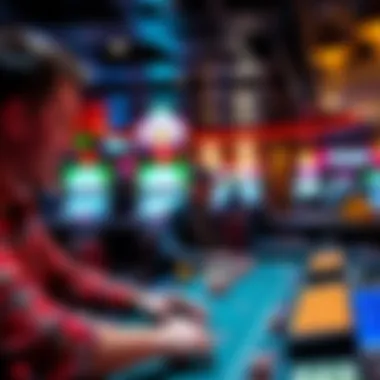 Player enjoying a live casino game with bonus benefits