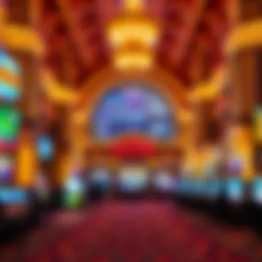 An architectural view of a renowned Michigan Indian casino