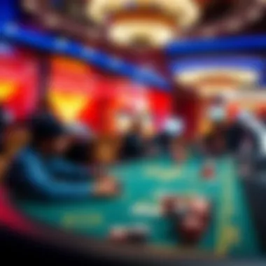 A juxtaposition of online and land-based casino experiences.