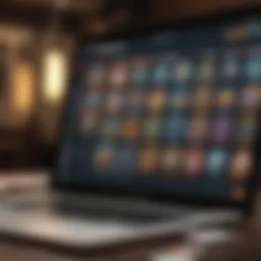 No Deposit Bonus Codes on Laptop A close-up view of a laptop screen displaying various no deposit bonus codes.