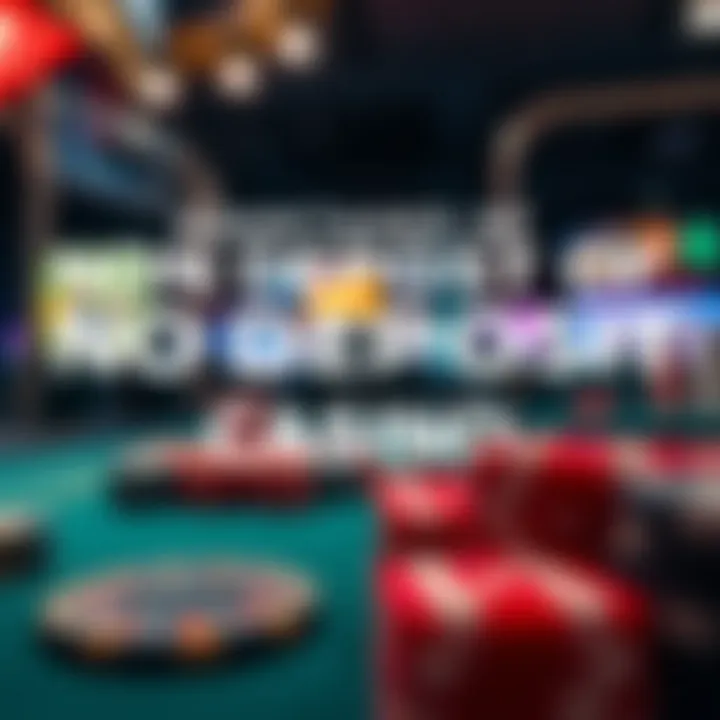 Graphical representation of advantages of no deposit casinos