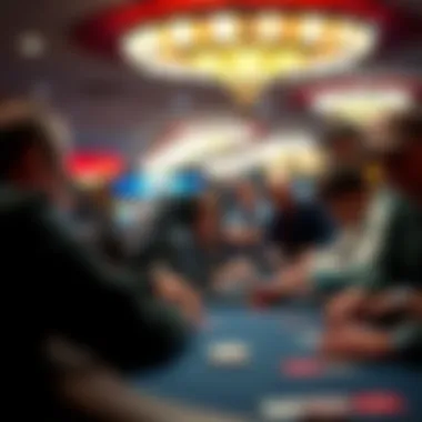 Players engaged in an intense tournament setting