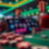 Dynamic interface of a mobile gambling game