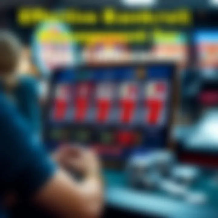 Effective Bankroll Management for Slot Enthusiasts Infographic on bankroll management strategies for slot gaming