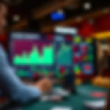 Visual representation of fantasy sports analytics