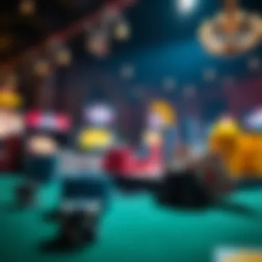 Diverse selection of online casino games