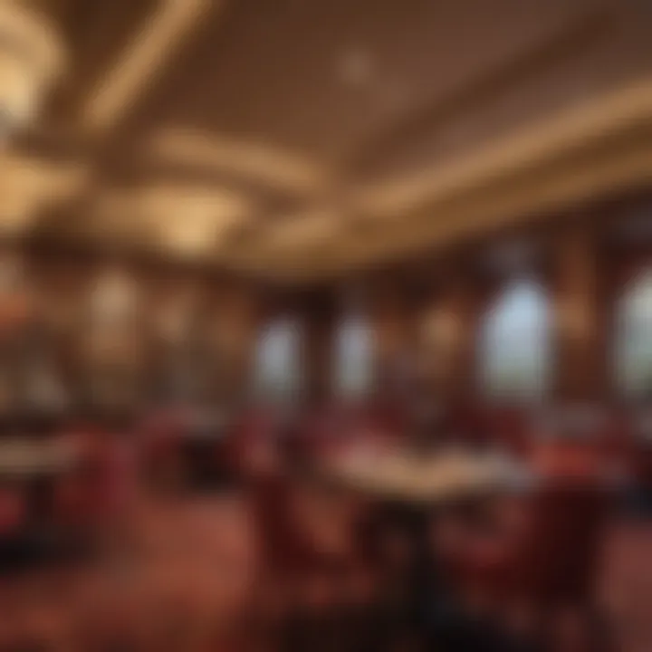 Luxurious dining area within the casino offering a culinary delight