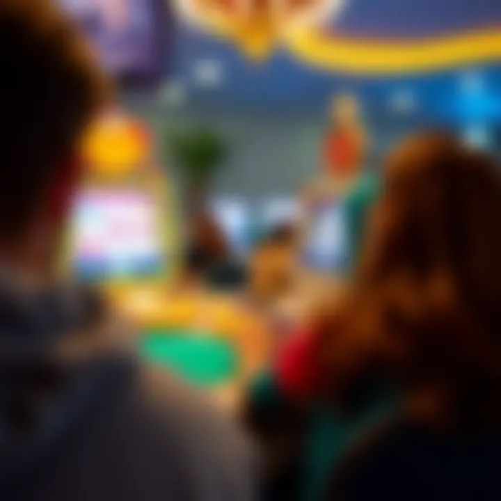 Illustration of user engagement in gaming