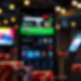 Visual representation of the Sportsbook RI app interface showcasing its layout