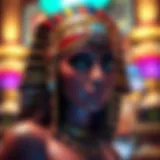 Symbolizing the allure of Cleopatra Keno with ancient Egyptian motifs