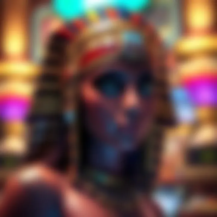 Symbolizing the allure of Cleopatra Keno with ancient Egyptian motifs