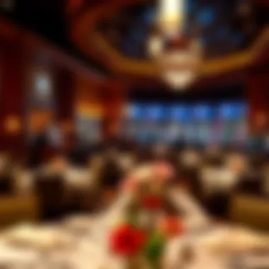 Elegant dining area within a Colorado casino featuring local cuisine