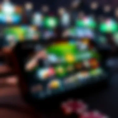 Mobile betting interface showcasing a variety of sports options