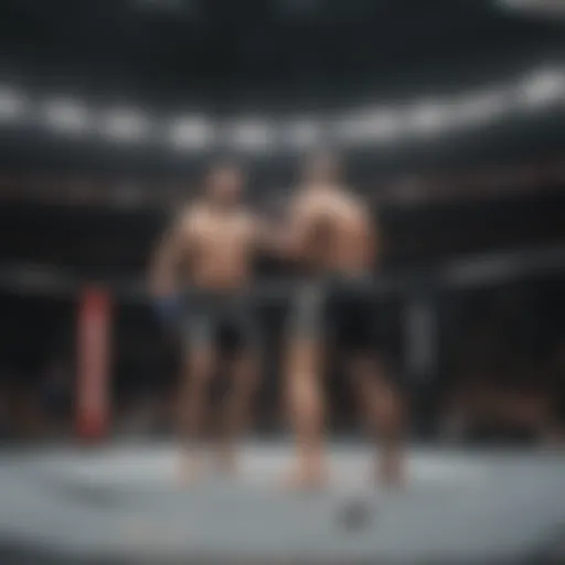 UFC Octagon view