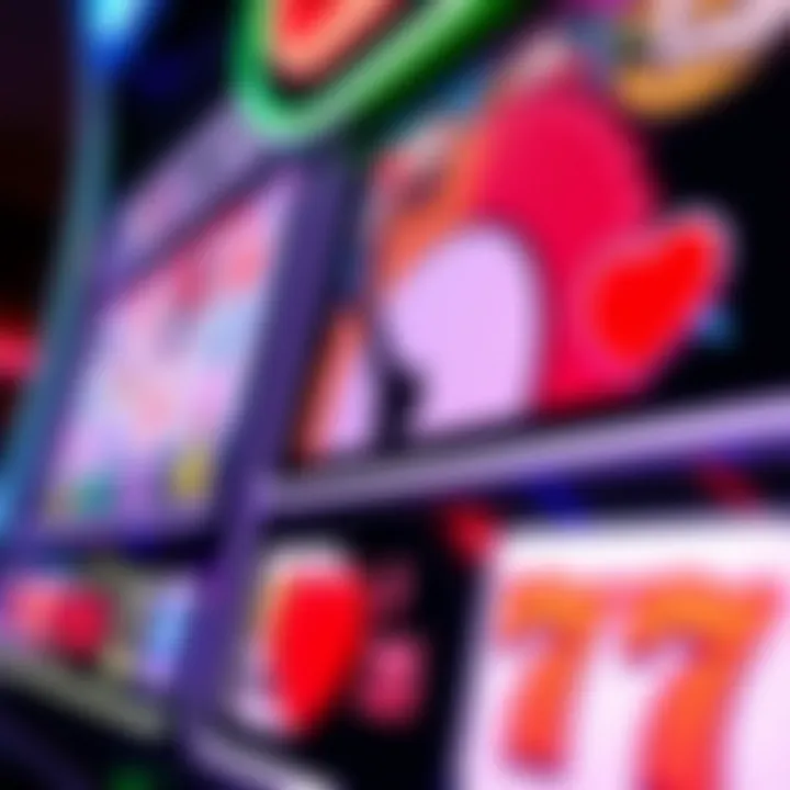 Close-up of the gameplay interface highlighting reels, symbols, and interactive features