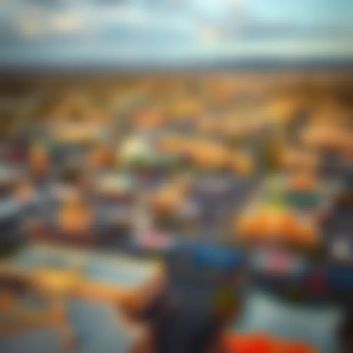 Aerial View of Toppenish Casinos Aerial view of Toppenish, showcasing casino facilities