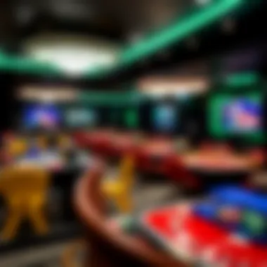 A visual representation of different types of casino chat rooms available online.