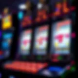 An engaging quarter slot machine showcasing vibrant colors and lights