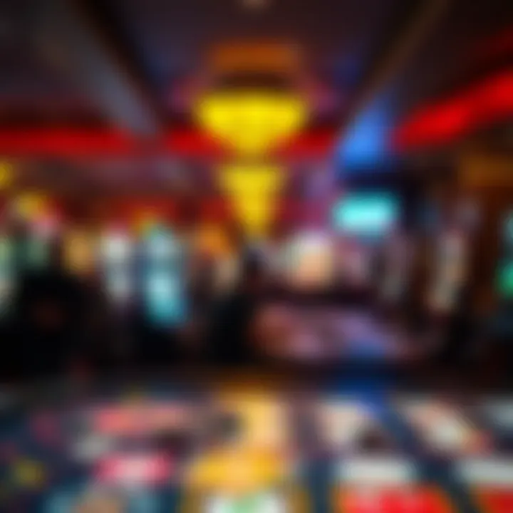 A vibrant gaming floor filled with visitors enjoying various games