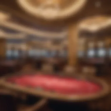 Exclusive members-only area in the casino