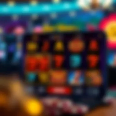 Engaging User Interface of Slots Apps User interface of a popular slots app